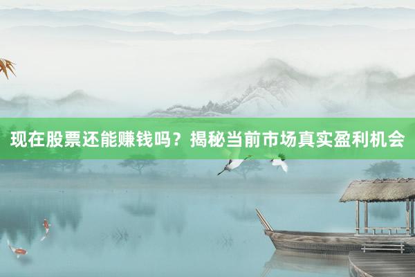 现在股票还能赚钱吗？揭秘当前市场真实盈利机会