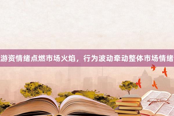 游资情绪点燃市场火焰，行为波动牵动整体市场情绪