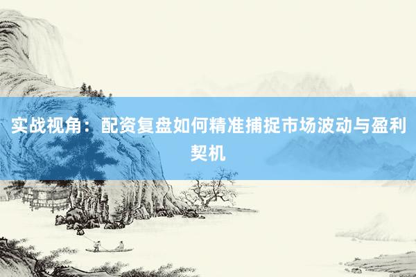 实战视角：配资复盘如何精准捕捉市场波动与盈利契机